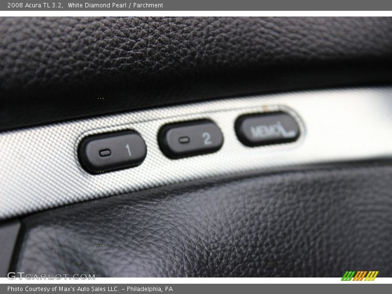 White Diamond Pearl / Parchment 2008 Acura TL 3.2