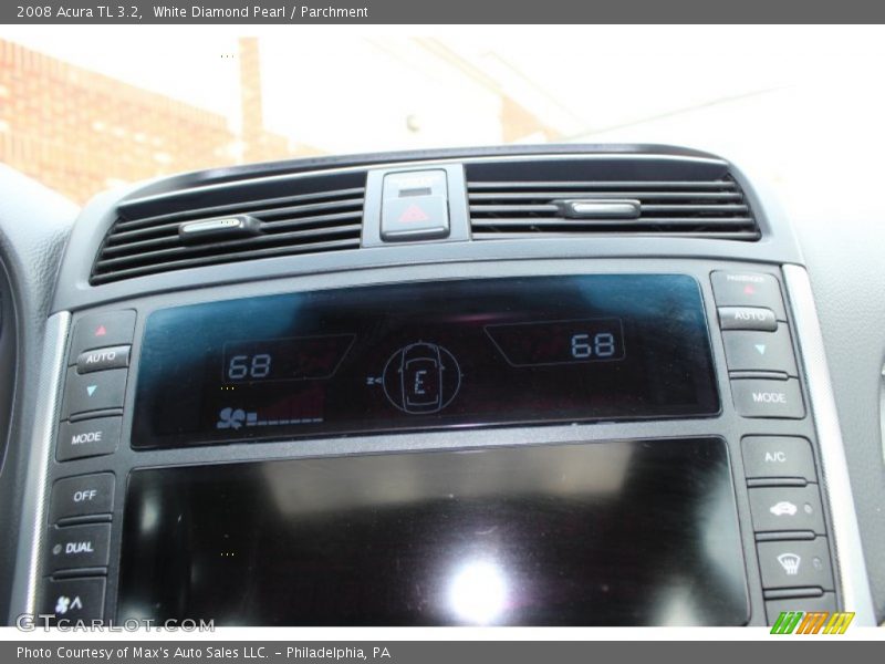 White Diamond Pearl / Parchment 2008 Acura TL 3.2