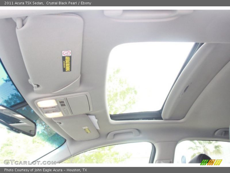 Crystal Black Pearl / Ebony 2011 Acura TSX Sedan