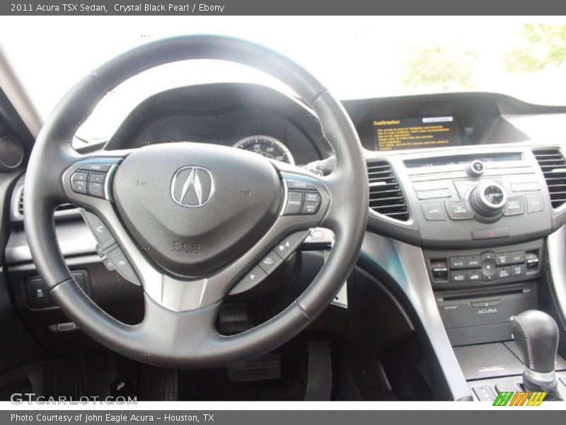 Crystal Black Pearl / Ebony 2011 Acura TSX Sedan