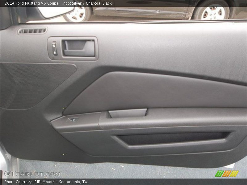 Ingot Silver / Charcoal Black 2014 Ford Mustang V6 Coupe