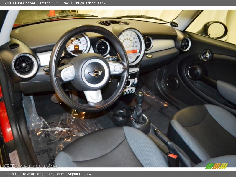 Chili Red / Grey/Carbon Black 2010 Mini Cooper Hardtop