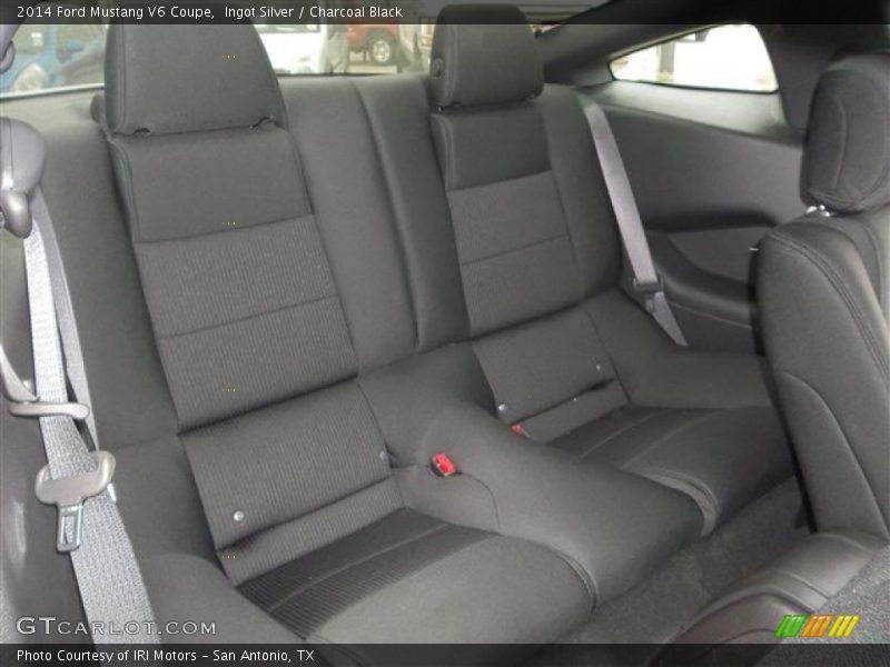 Ingot Silver / Charcoal Black 2014 Ford Mustang V6 Coupe