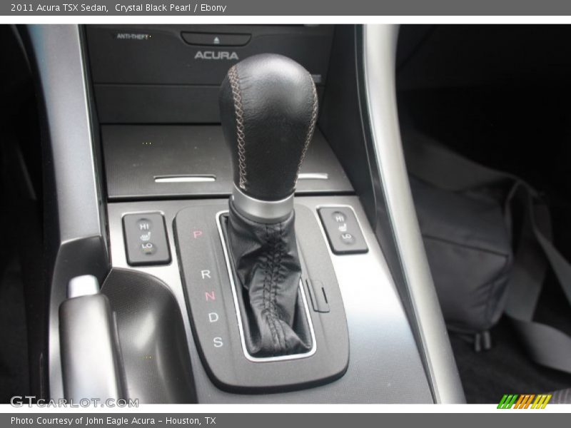 Crystal Black Pearl / Ebony 2011 Acura TSX Sedan