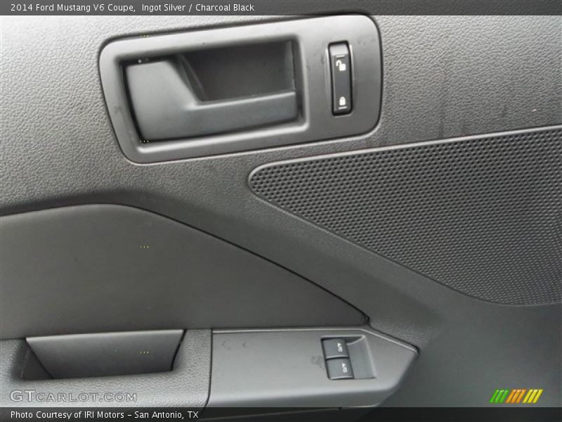 Ingot Silver / Charcoal Black 2014 Ford Mustang V6 Coupe