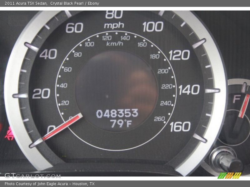 Crystal Black Pearl / Ebony 2011 Acura TSX Sedan
