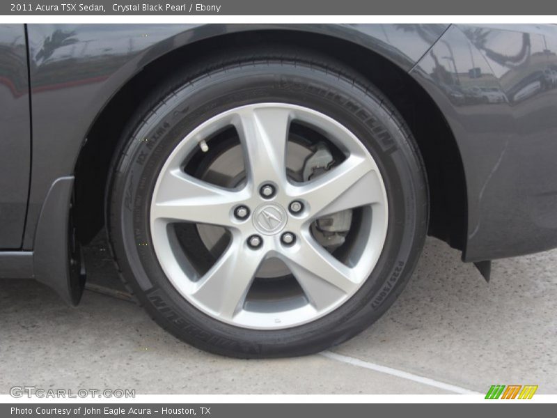 Crystal Black Pearl / Ebony 2011 Acura TSX Sedan