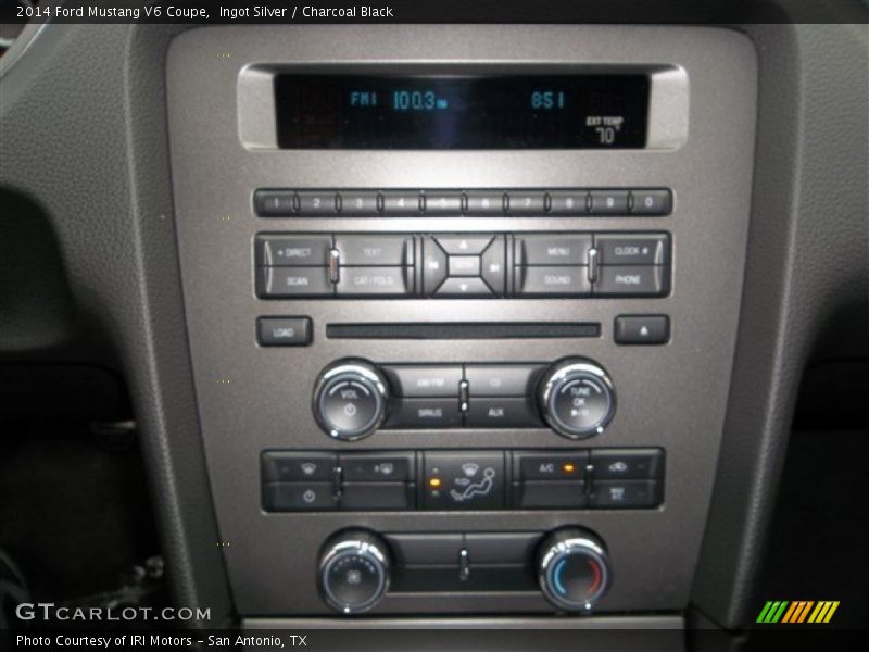 Ingot Silver / Charcoal Black 2014 Ford Mustang V6 Coupe