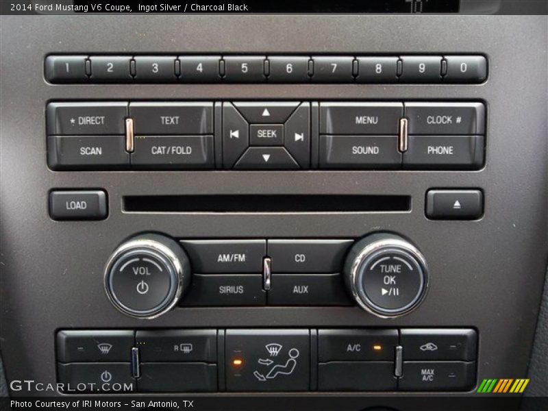Ingot Silver / Charcoal Black 2014 Ford Mustang V6 Coupe