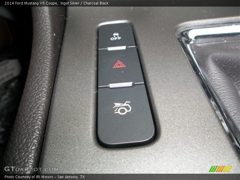 Ingot Silver / Charcoal Black 2014 Ford Mustang V6 Coupe