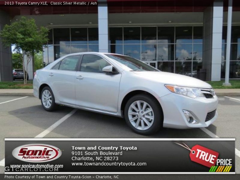 Classic Silver Metallic / Ash 2013 Toyota Camry XLE