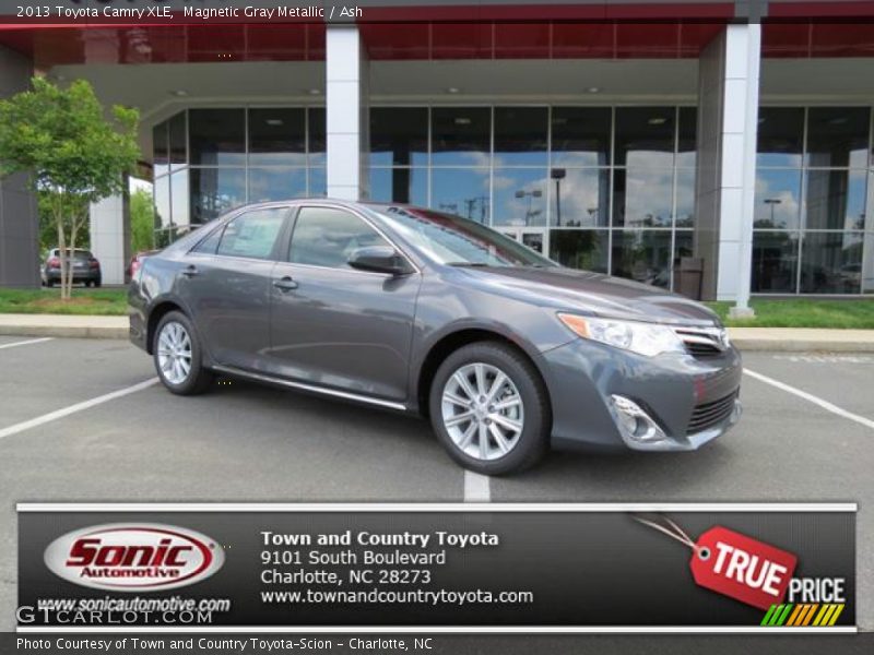 Magnetic Gray Metallic / Ash 2013 Toyota Camry XLE