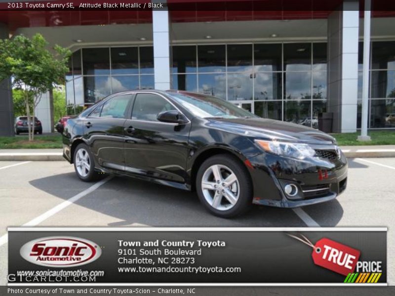 Attitude Black Metallic / Black 2013 Toyota Camry SE