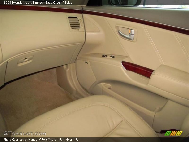 Sage Green / Beige 2008 Hyundai Azera Limited