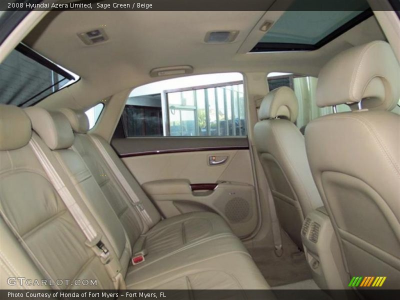Sage Green / Beige 2008 Hyundai Azera Limited