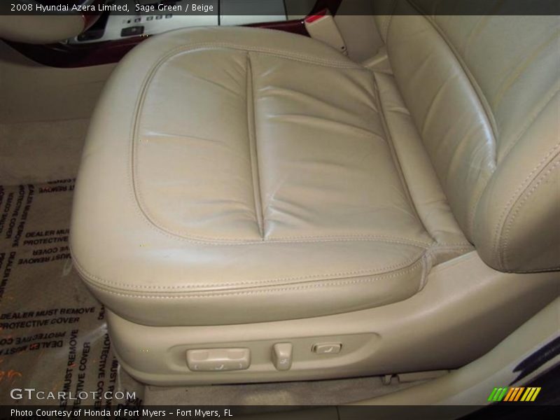Sage Green / Beige 2008 Hyundai Azera Limited