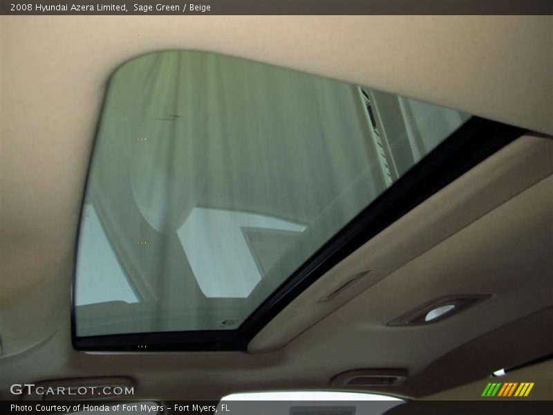 Sage Green / Beige 2008 Hyundai Azera Limited