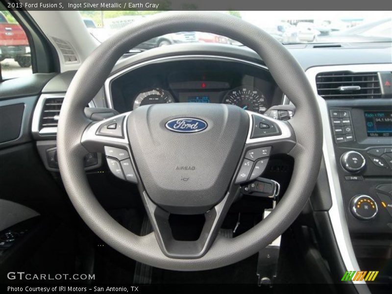 Ingot Silver Metallic / Earth Gray 2013 Ford Fusion S