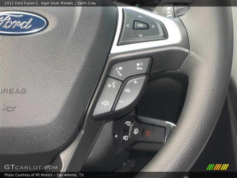 Ingot Silver Metallic / Earth Gray 2013 Ford Fusion S