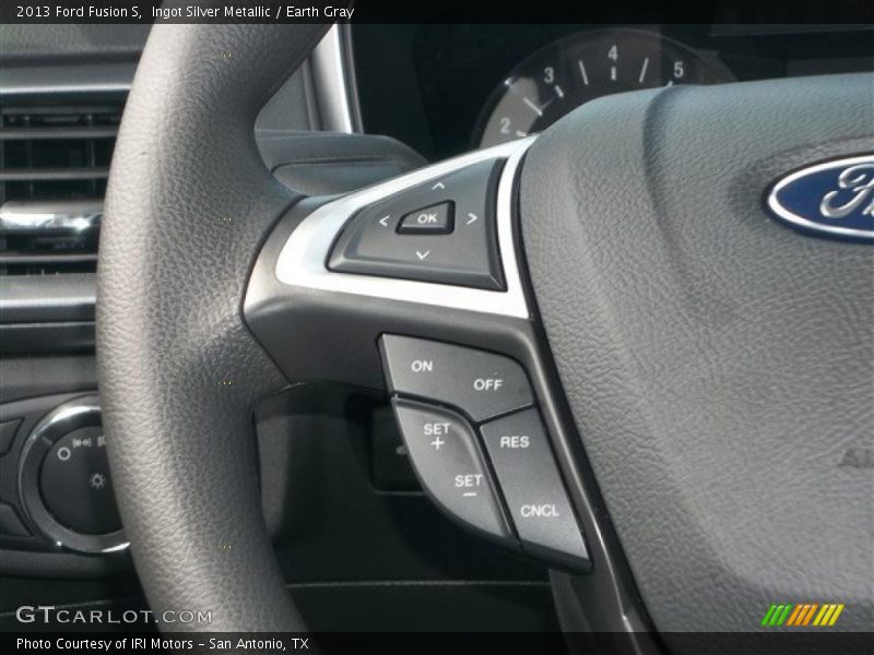 Ingot Silver Metallic / Earth Gray 2013 Ford Fusion S
