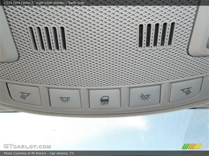 Ingot Silver Metallic / Earth Gray 2013 Ford Fusion S