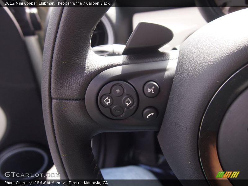 Pepper White / Carbon Black 2013 Mini Cooper Clubman