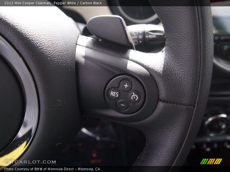 Pepper White / Carbon Black 2013 Mini Cooper Clubman