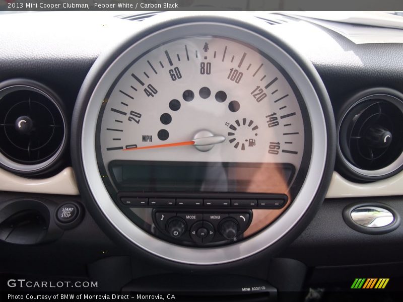 Pepper White / Carbon Black 2013 Mini Cooper Clubman