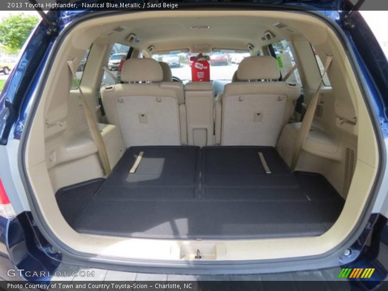 Nautical Blue Metallic / Sand Beige 2013 Toyota Highlander