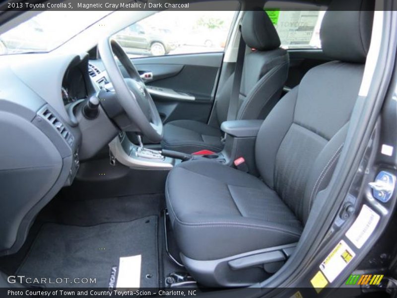  2013 Corolla S Dark Charcoal Interior