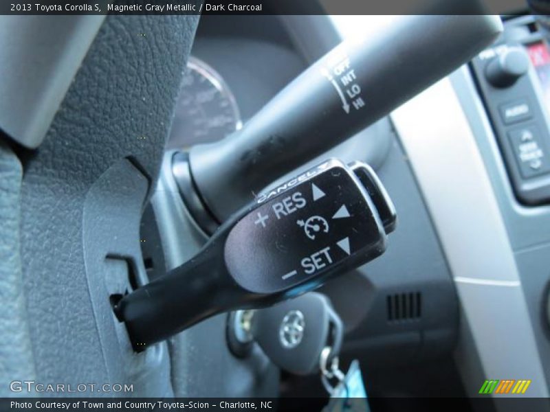Controls of 2013 Corolla S