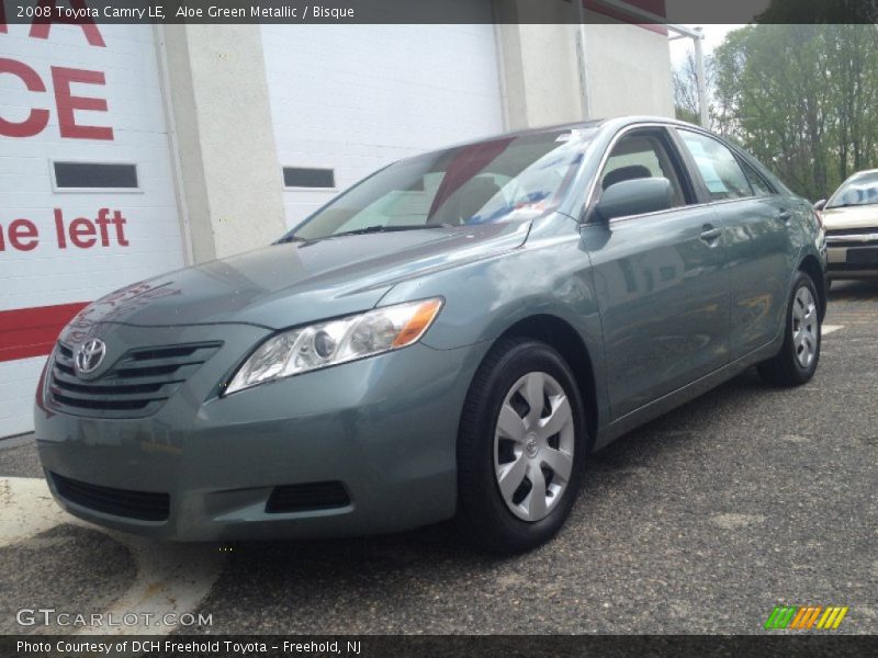 Aloe Green Metallic / Bisque 2008 Toyota Camry LE