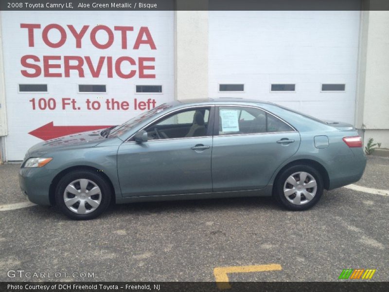 Aloe Green Metallic / Bisque 2008 Toyota Camry LE