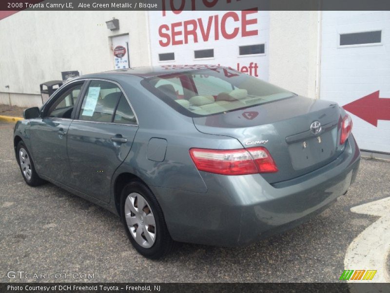 Aloe Green Metallic / Bisque 2008 Toyota Camry LE