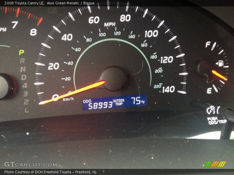 Aloe Green Metallic / Bisque 2008 Toyota Camry LE