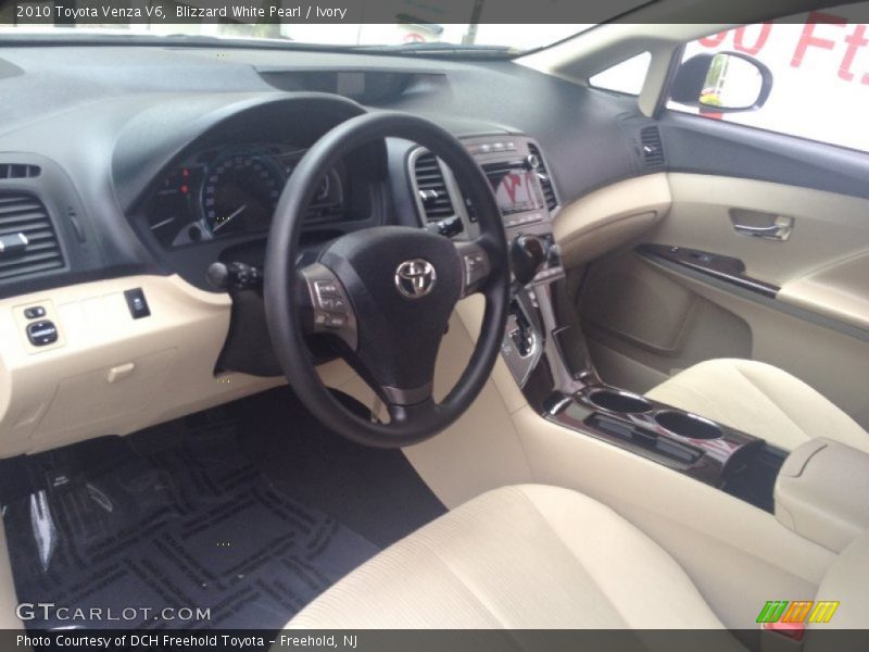 Blizzard White Pearl / Ivory 2010 Toyota Venza V6