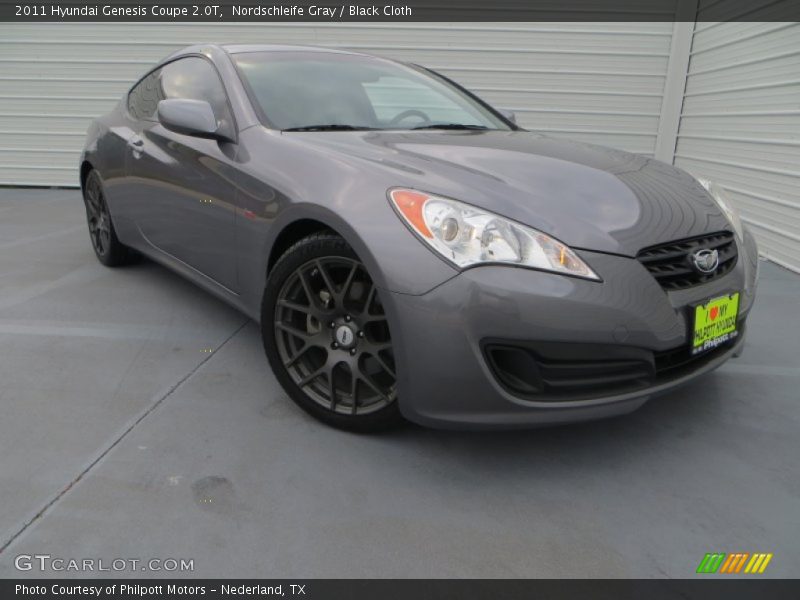 Nordschleife Gray / Black Cloth 2011 Hyundai Genesis Coupe 2.0T