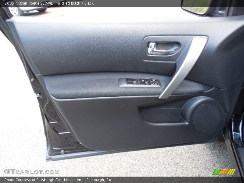 Wicked Black / Black 2009 Nissan Rogue SL AWD