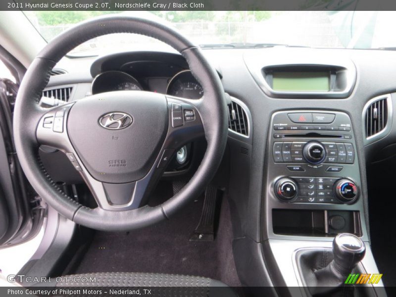 Dashboard of 2011 Genesis Coupe 2.0T