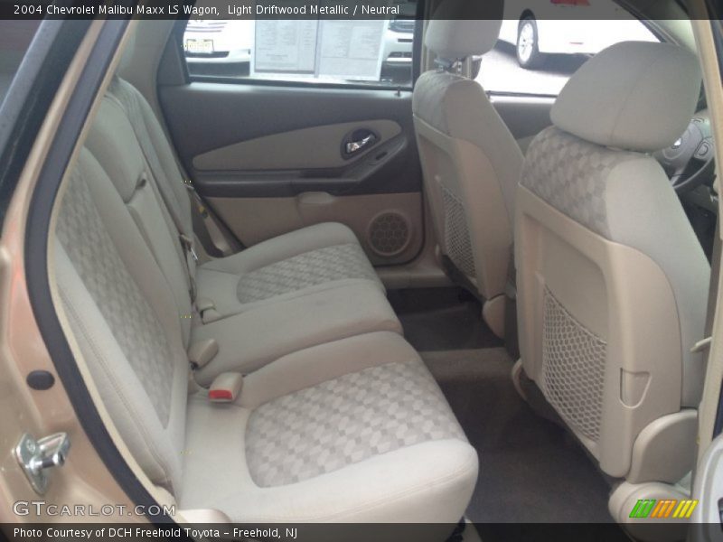 Rear Seat of 2004 Malibu Maxx LS Wagon