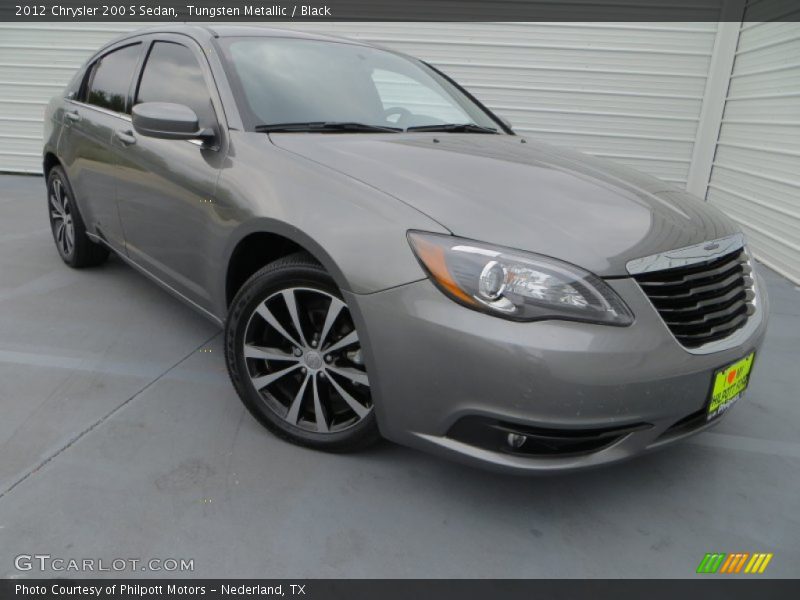 Tungsten Metallic / Black 2012 Chrysler 200 S Sedan