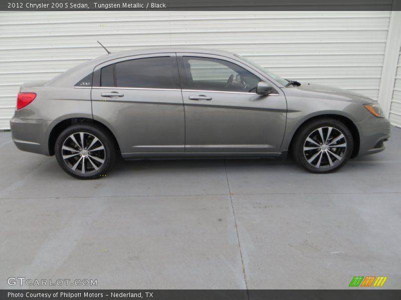 Tungsten Metallic / Black 2012 Chrysler 200 S Sedan