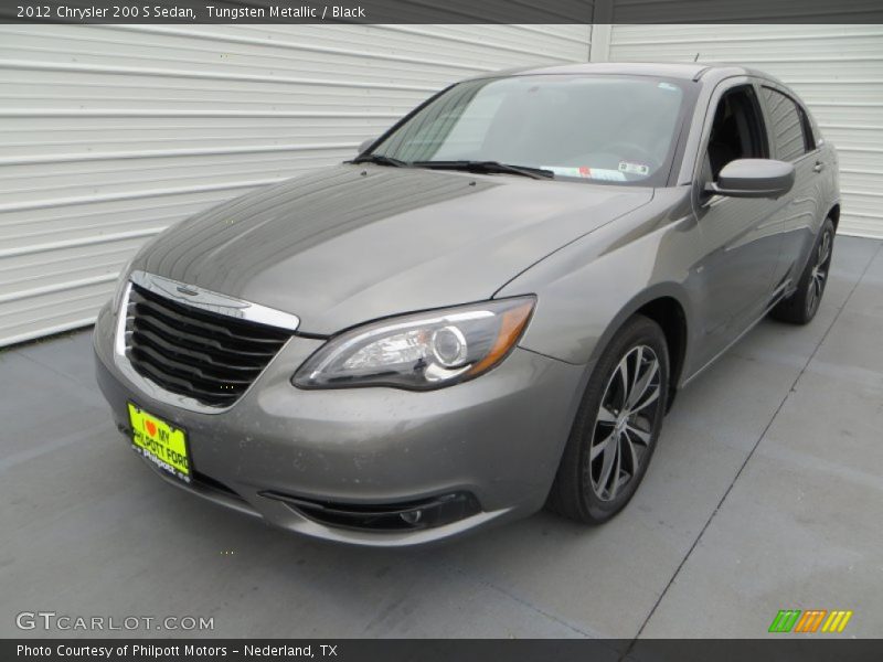 Tungsten Metallic / Black 2012 Chrysler 200 S Sedan