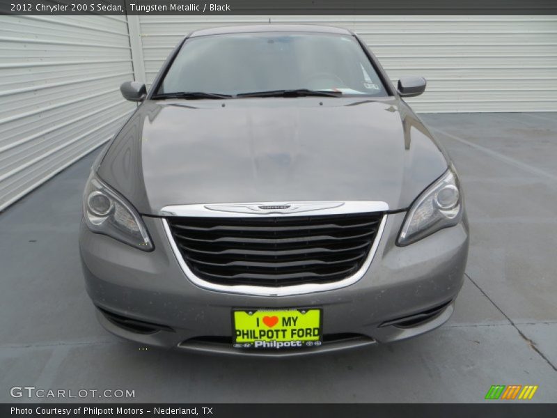 Tungsten Metallic / Black 2012 Chrysler 200 S Sedan
