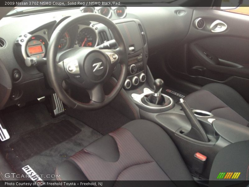 NISMO Black/Red Interior - 2009 370Z NISMO Coupe 