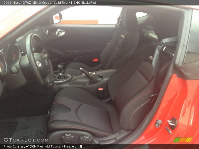 Solid Red / NISMO Black/Red 2009 Nissan 370Z NISMO Coupe