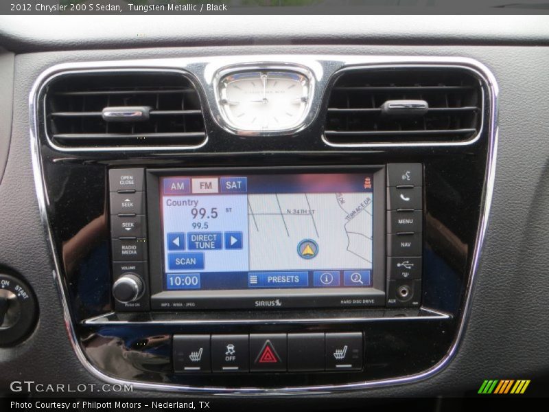 Tungsten Metallic / Black 2012 Chrysler 200 S Sedan