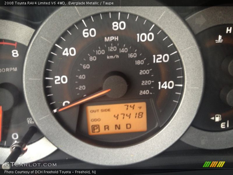 Everglade Metallic / Taupe 2008 Toyota RAV4 Limited V6 4WD