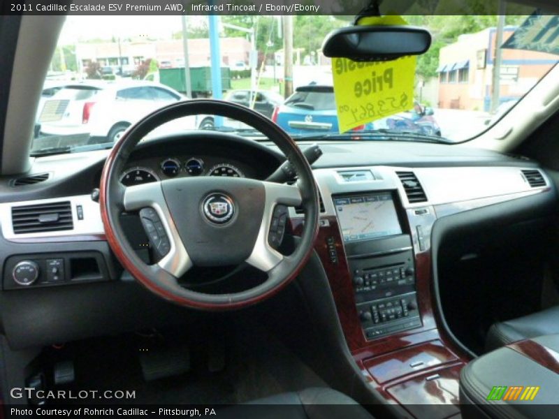Infrared Tincoat / Ebony/Ebony 2011 Cadillac Escalade ESV Premium AWD