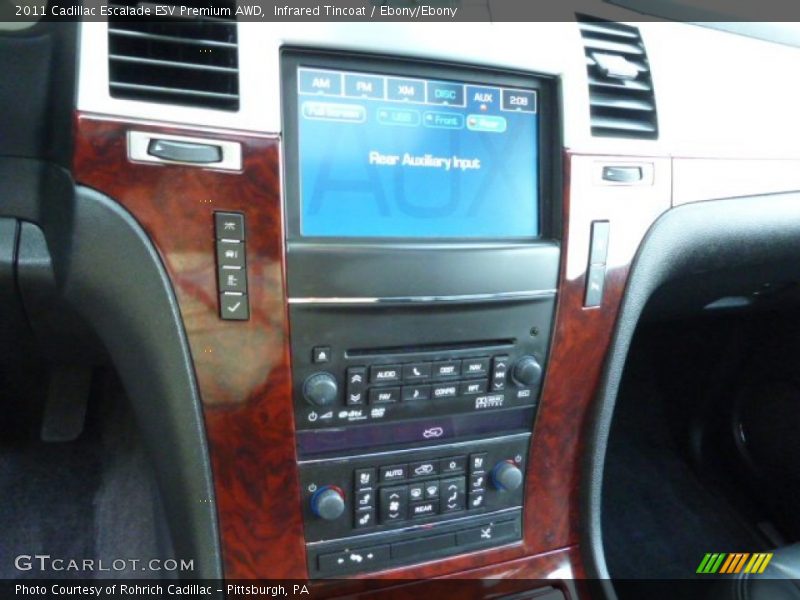 Infrared Tincoat / Ebony/Ebony 2011 Cadillac Escalade ESV Premium AWD